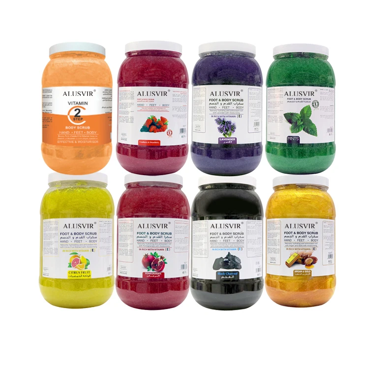 Wholesale Custom Natural Women Scrubs Whitening Sugar Salt Private