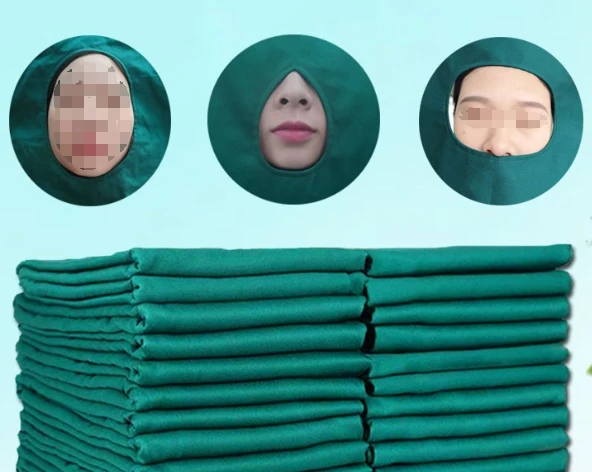 Hospital Operating Room Single and Double Layer Cloth Hole Towel Cotton Hole Towel Eye, Oral and Facial Surgical Instruments Bag