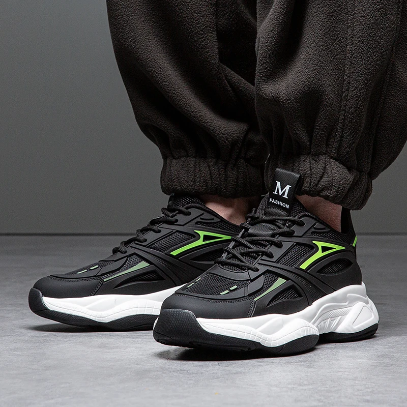 Classic Chunky Shoes for Men Casual Running Custom Logo Sneakers