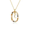 C gold neclace