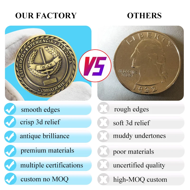 OEM Custom Coins 2d 3D Zinc Alloy Challenge Coin Custom Gold Silver Copper Plated Enamel Souvenir Collection Custom Metal Coin