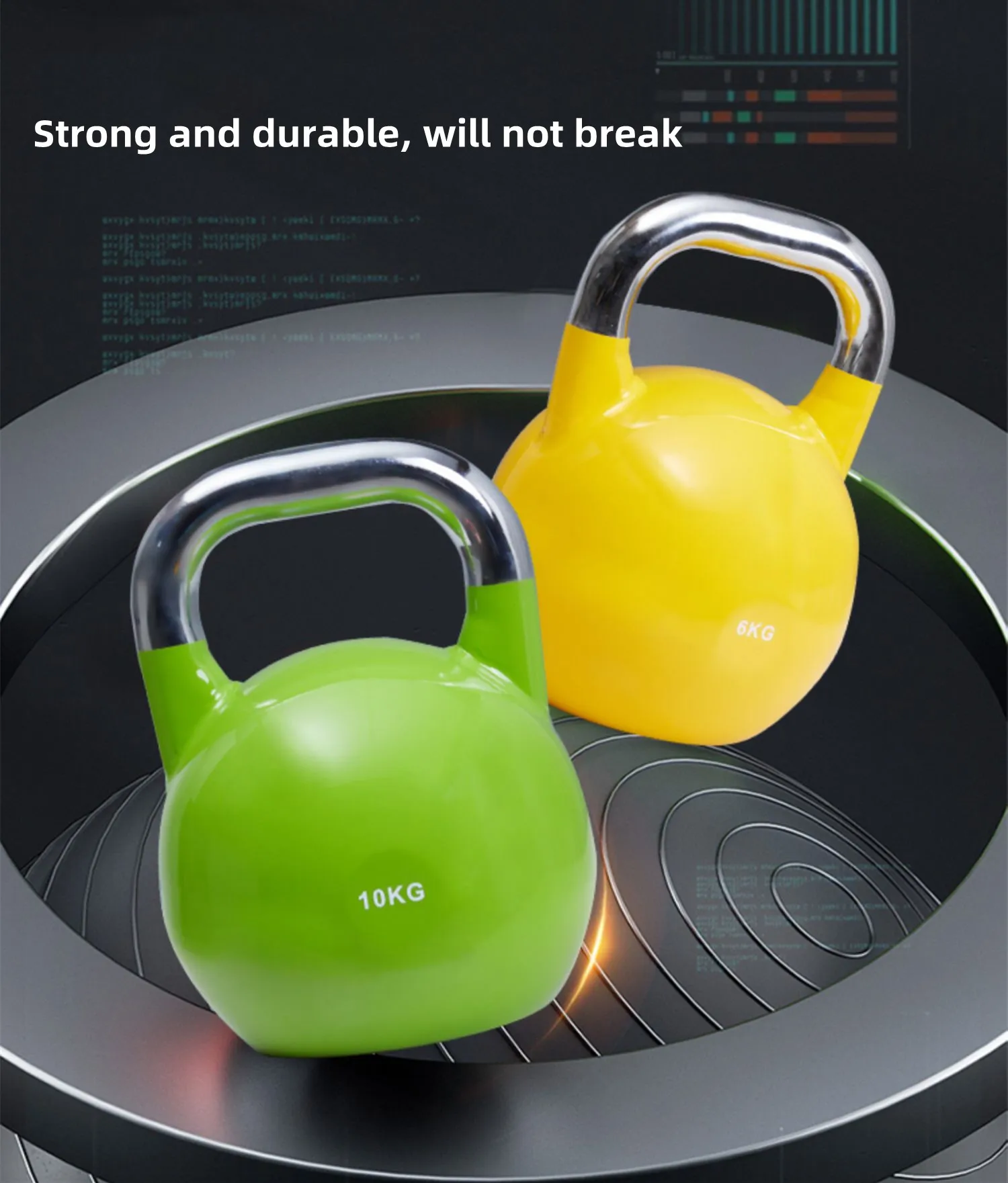 Chrome Handle Competition Kettlebell Custom Kettlebell Set Competition