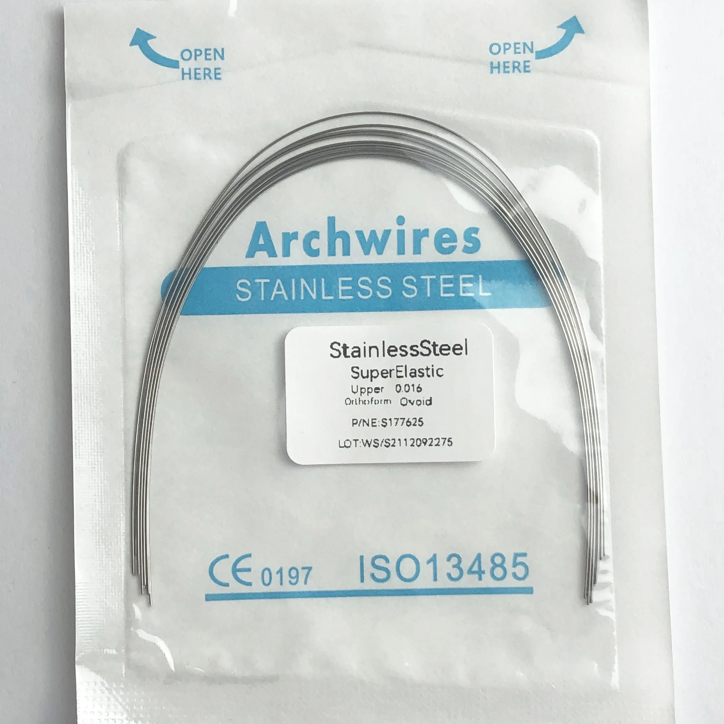 thumbnail image 2 of Easyinsmile Niti Orthodontic Archwires – 30 Upper & 30 Lower, Natural Round Form (Various Sizes) 2 of 6