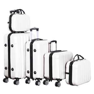 China Professional Manufacture Customized Size Trolley Bag Carry-on Suitcases ABS Luggage Set