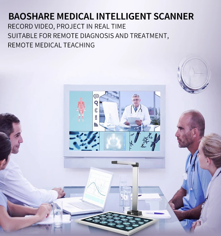 18MP A3 Large Format Hospital Medical Scanner Film Scanner to Digital