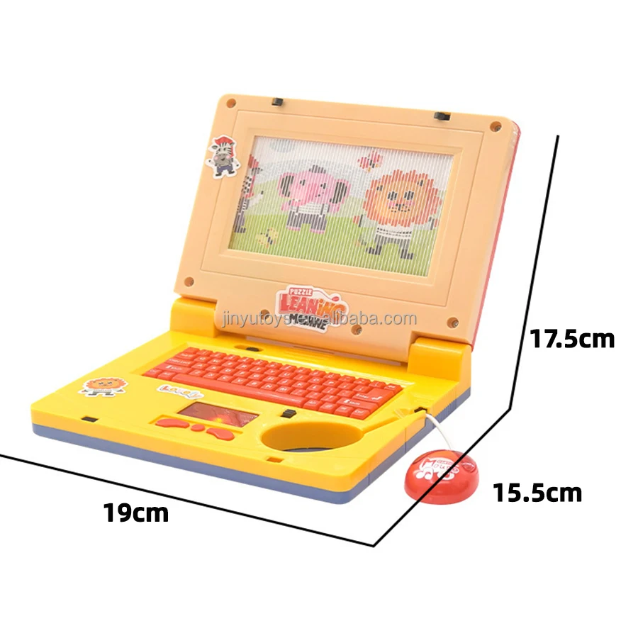 New Arrival Computer Toy Laptop LED Display Screen Kids Children Educational Early Education Toys Learning Machine With Keyboard