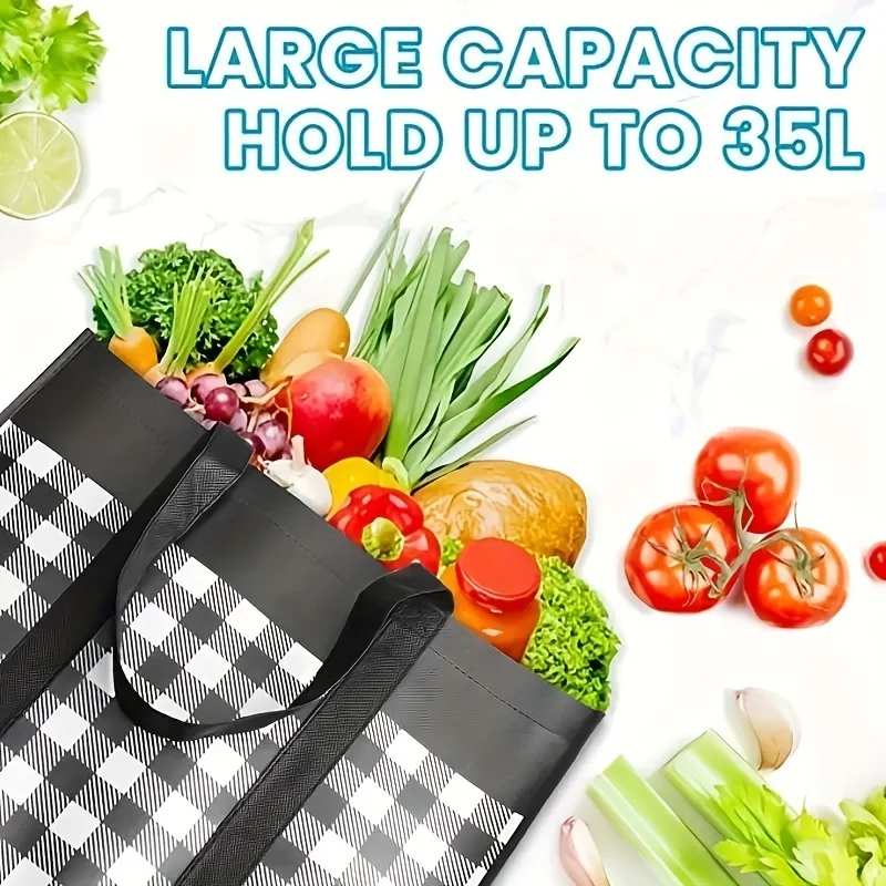 Wholesale Customized Color Printed Reusable Laminated Non-Woven Grocery Storage Tote Bags Customized Color Printed Bag Shopping