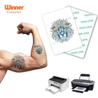 Tattoo Paper Winner Transfer Medical CE Non-Toxic Waterproof A4 Tattoo Paper Temporary Tattoo Paper Tattoo Stickers For Inkjet Laser Printer