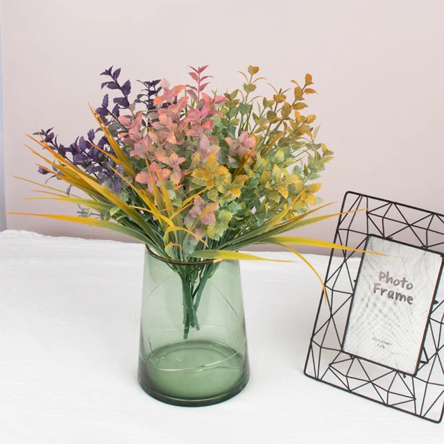 Decorative Flowers Wreaths and Plants Artificial Grass  Plastic Plants Decorative Flowers  Eucalyptus Leaves Flower Arrangements