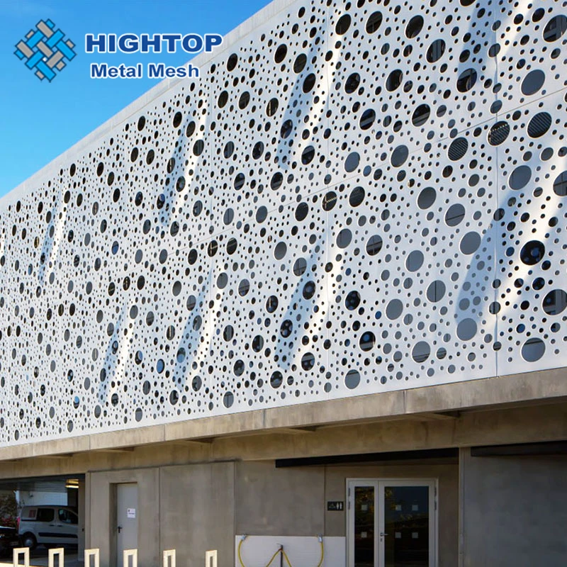 Custom Shape Round Hexagonal Honeycomb Decorative Perforated Metal Steel Panel Aluminium Plate Mesh for Balcony Screen