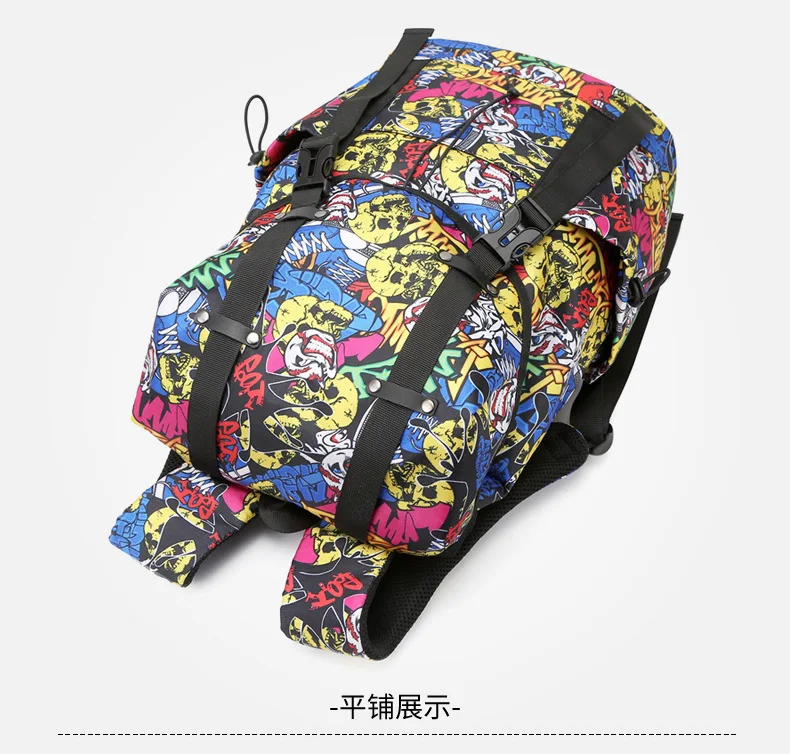 Customizable Colorful Logo Hiking Backpacks
