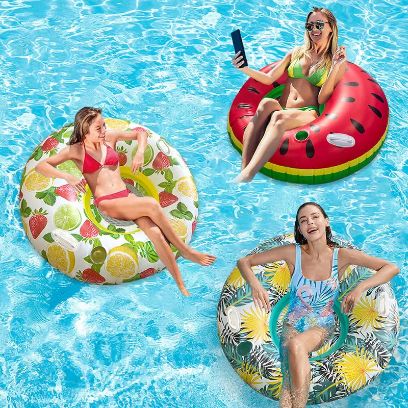 Inflatable Pool Float Custom Watermelon Design for Adults