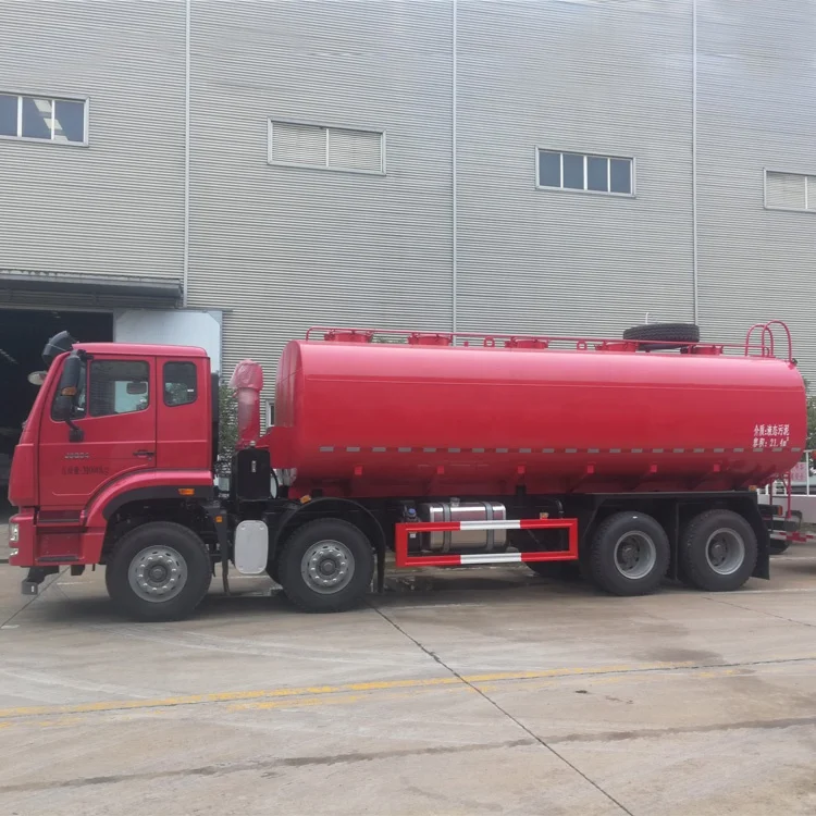 Cheap 8*4 SINOTRUK 25000 Liters Sewage Suction Trucks