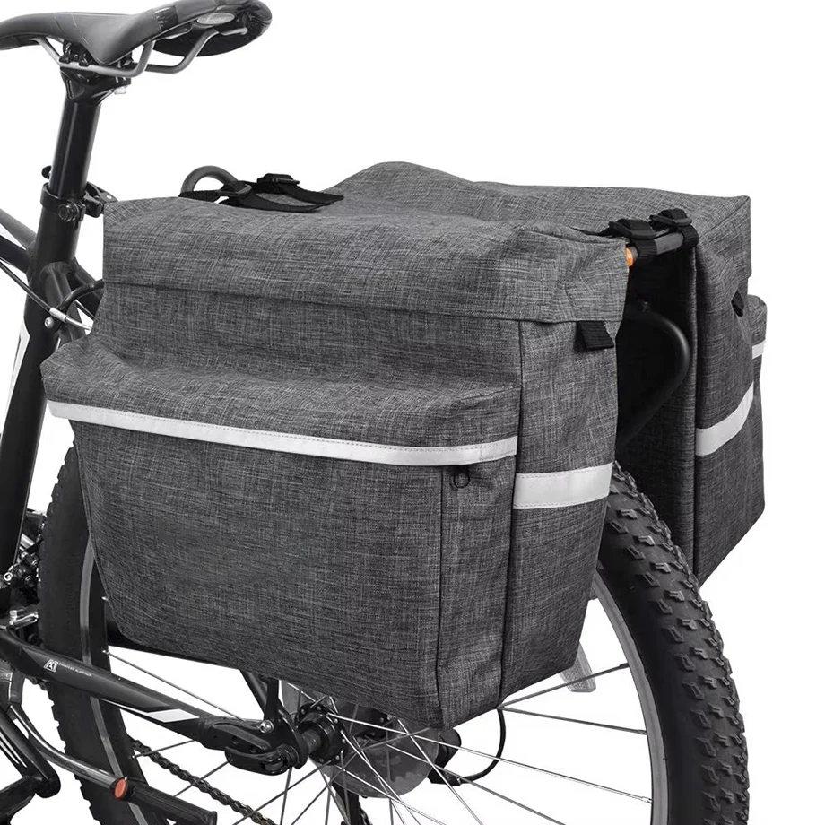 Waterproof Rear Seat Multi-Pocket Storage Bicycle Travel Bag_voghion.com