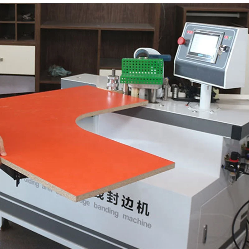Manual Special Shaped Curved Edge Bander Folding Arm Edge Banding Machine