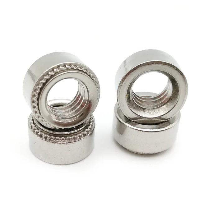 Stainless Steel Flash Floating Round Broaching Self Clinching Nuts Galvanized Rivet Nuts