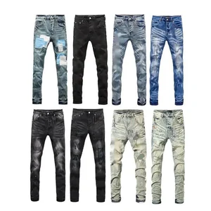 New Arrival Skinny Fitting Streetwear Clothing Breathable Sturdy Well-worn Comfortable Soft America Brand Jeans