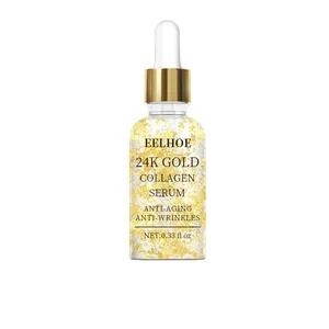 Private Label Bird Nest Serum Whitening Anti Aging 24k Gold Collagen Serum Set