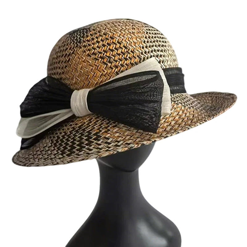 Hot Selling Women's Wedding & Church Fascinator Hats Kentucky Derby Inspired Sinamay Material Wholesale Bridal Tea Party Ladies