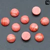 Rhyolite synthétique rouge 10 mm