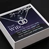 Silver necklace + Flip-top gift box