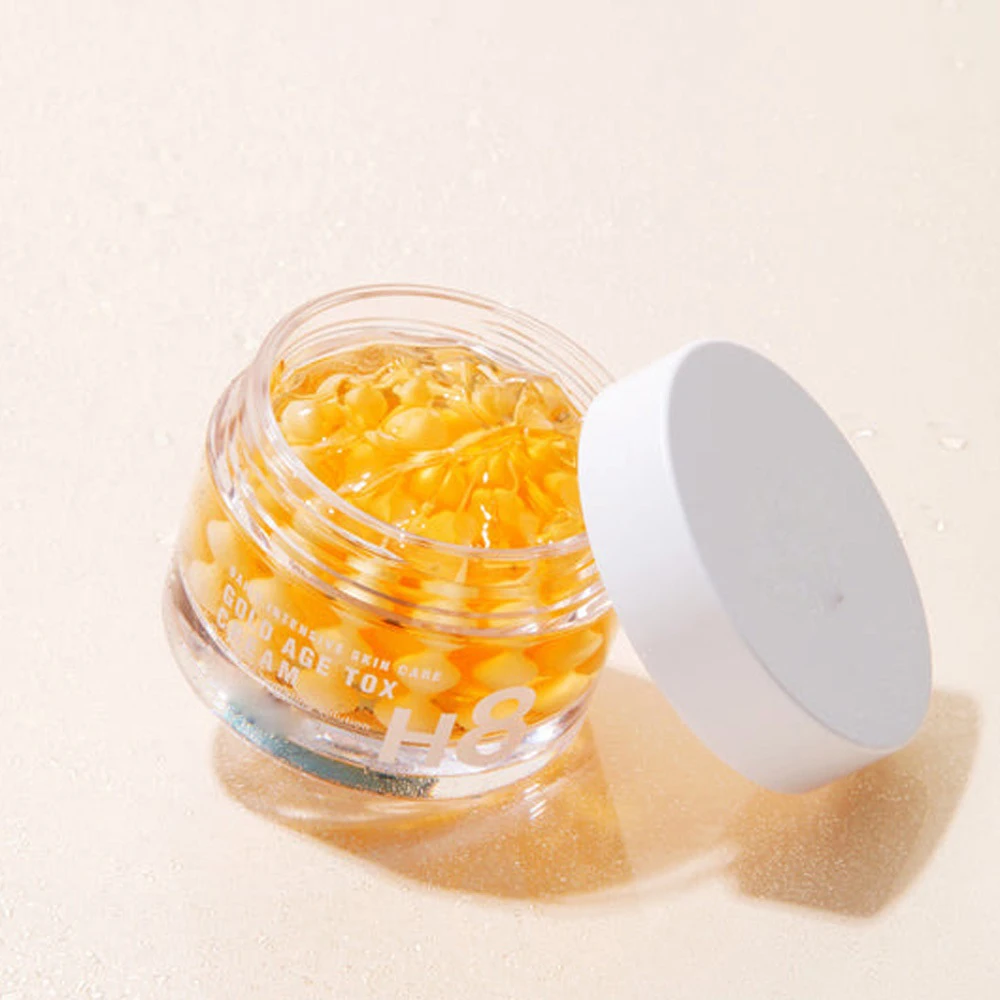 Cosgloire Anti Aging Moisturizer Capsule Cream with Golden Silkworm Extract Smooth Moisturizing Face Skin Face Cream Moisturizer