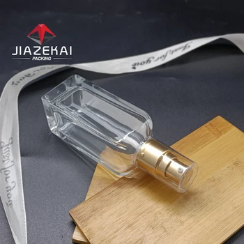 Hot Sale 80ml square Glass Lotion Bottle Skin Care Cosmetic Oil Bottle Body Lotion Bottles