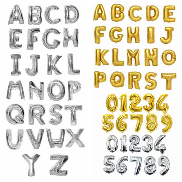 Воздушные шары из алюминиевой фольги для девочек и A-Z