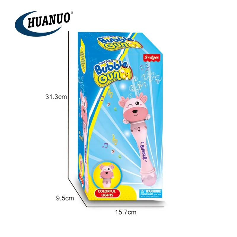Bâton à Bulles électrique En Forme De Cœur – Machine à Bulles Musicale – Cadeau Fille – 3 Piles AA