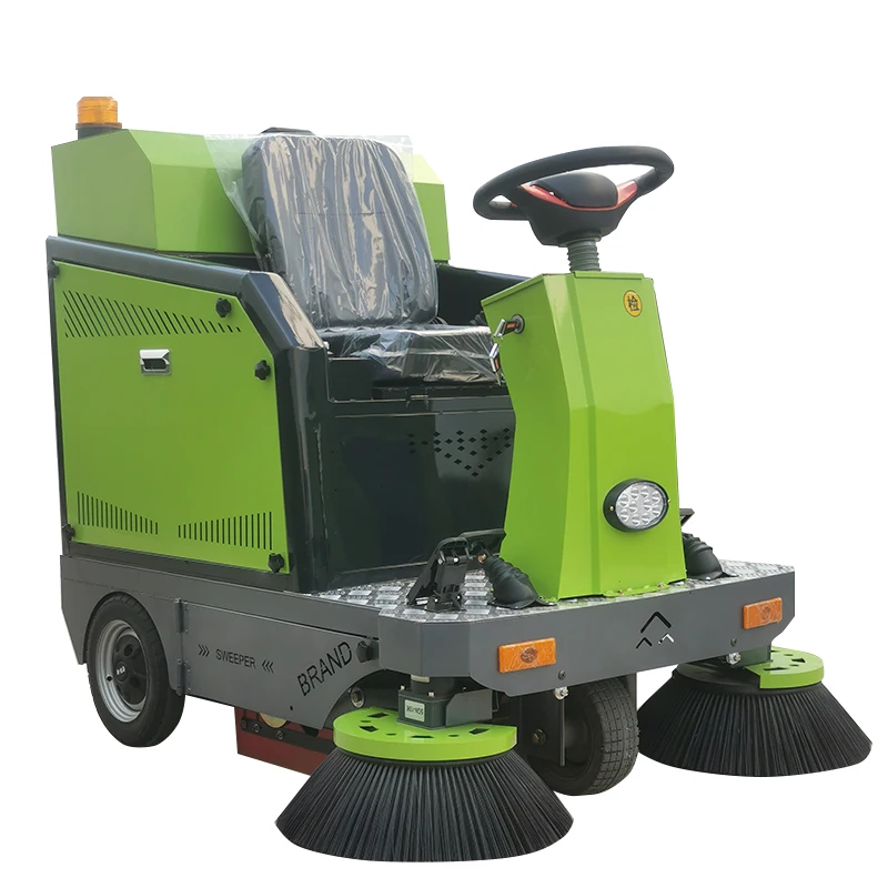 Outdoor Electric Driving Power Street Sweeper Cleaning Machine Electric ...