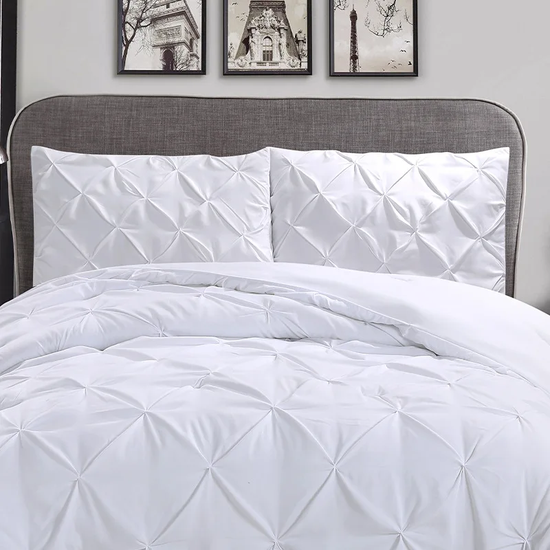Drap De Lit En Coton Comforter Sets Bedding Luxury Duvet Cotton Quilt Soft Fiber Bedsheets Pillowcase Bedding Set