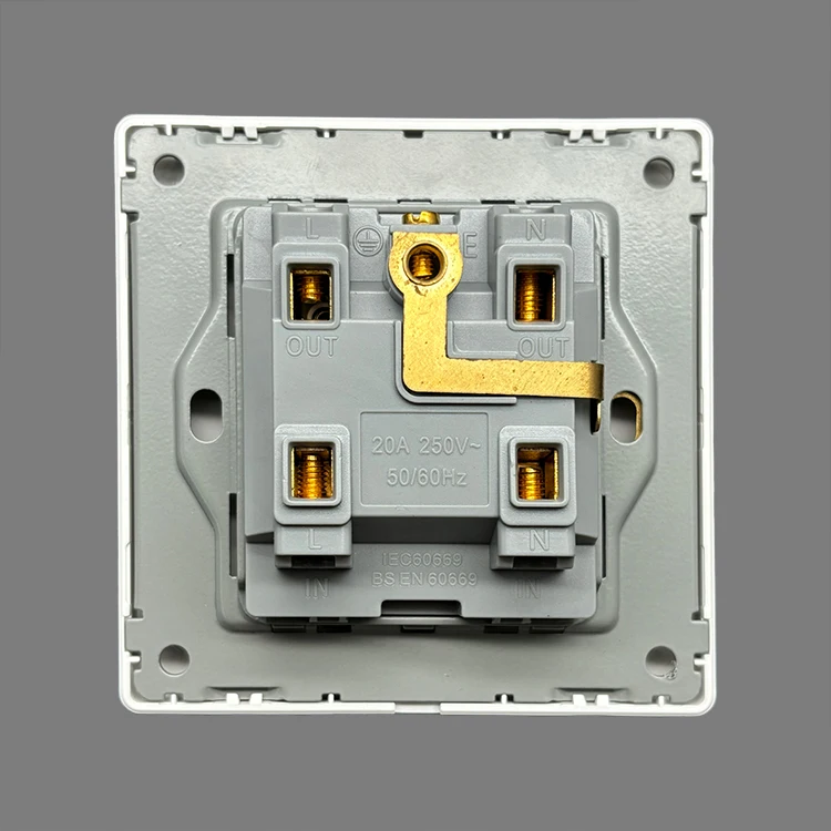 VNX V26 Series Wall Light Power Switch 86 Type 20A Water Heater Switch for Home