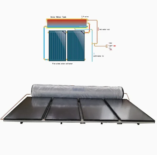 Direct Heating Pressurized Engineering Project Household Solar Collector Flat Plate Solar Water Heater for Outdoor Indoor