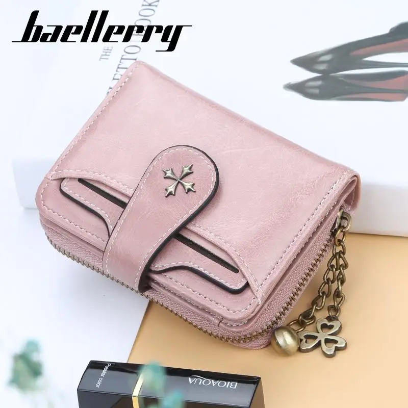 2021 wholesale Woman Coin Purse Girl mini wallet High Quality Cards Oil Wax Leather Wallets