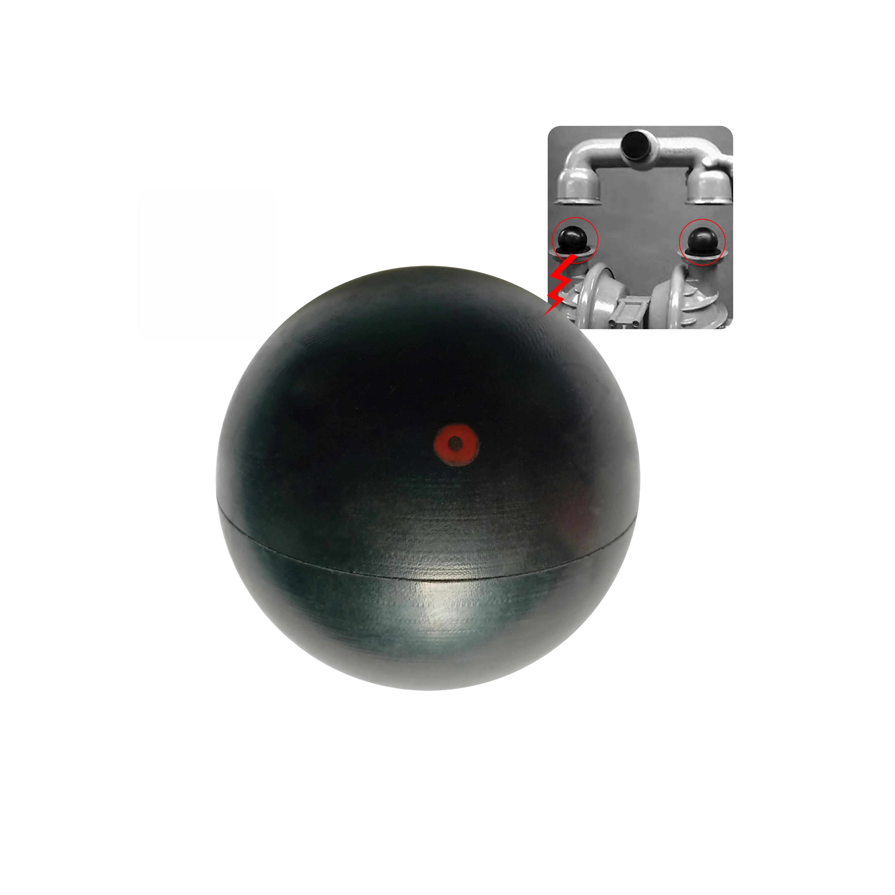 CF08-1080-52 Valve Ball BUNA Fit 2 palcové díly wilden pneumatických membránových čerpadel