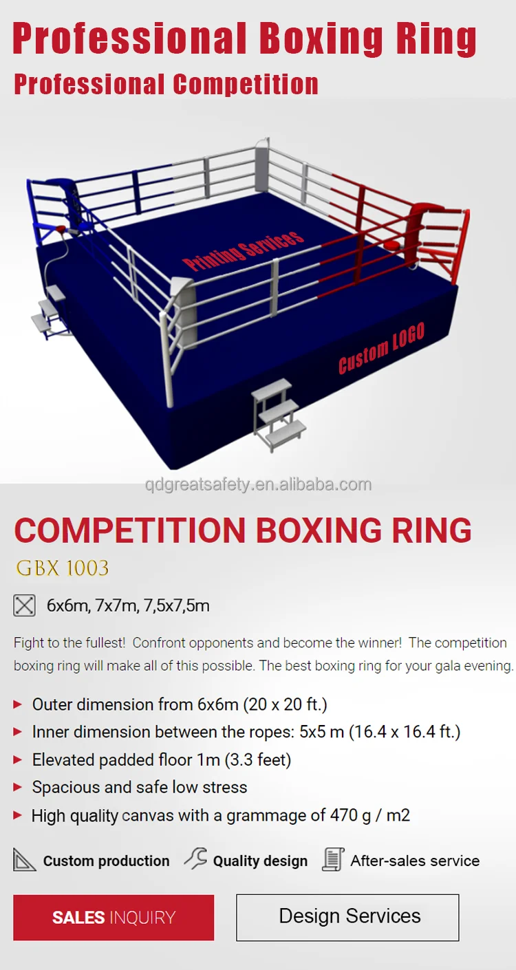 Shop High Quality Boxing Rings - Custom & Standard Sizes