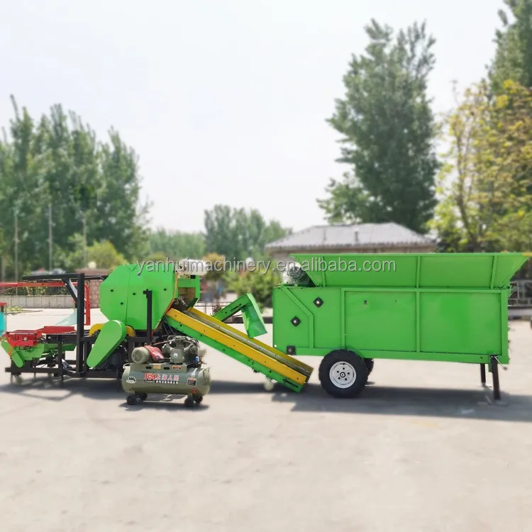 Latest 70-80pcs / H Maize Corn Silage Packing Machine Silage Baler and Wrapper Machine 2 Wrapper Parts Unit Bale 100kg