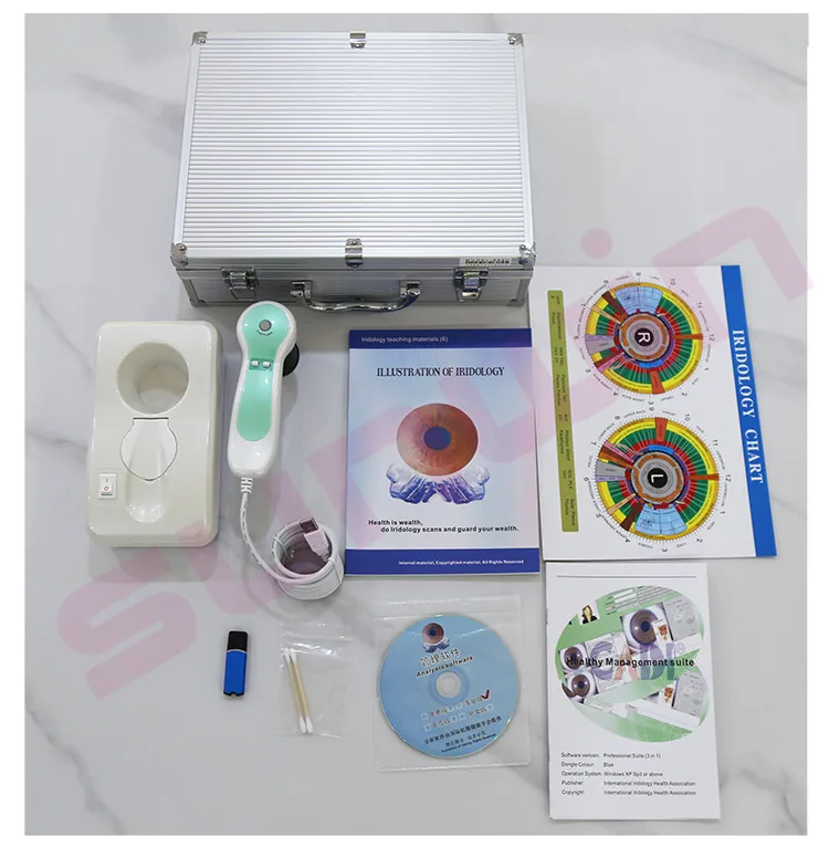 Best Intelligent Digital Iriscope for Eye Iridology with JP & US Plug Type Options