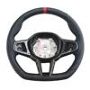 Full leather without button; red center marker