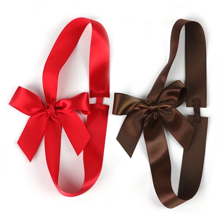 最佳迎宾时尚礼品缎带蝴蝶结大蝴蝶结缎带黑白彩带蝴蝶结 - buy