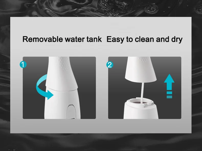 Tooth Water Flosser Dental Water Flosser Oral Irrigator Cordless Water