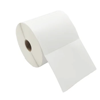 Wholesale 70x100 Direct Thermal Barcode Label Quality Self-Adhesive White Sticker for Supermarket & Custom Shipping Labels