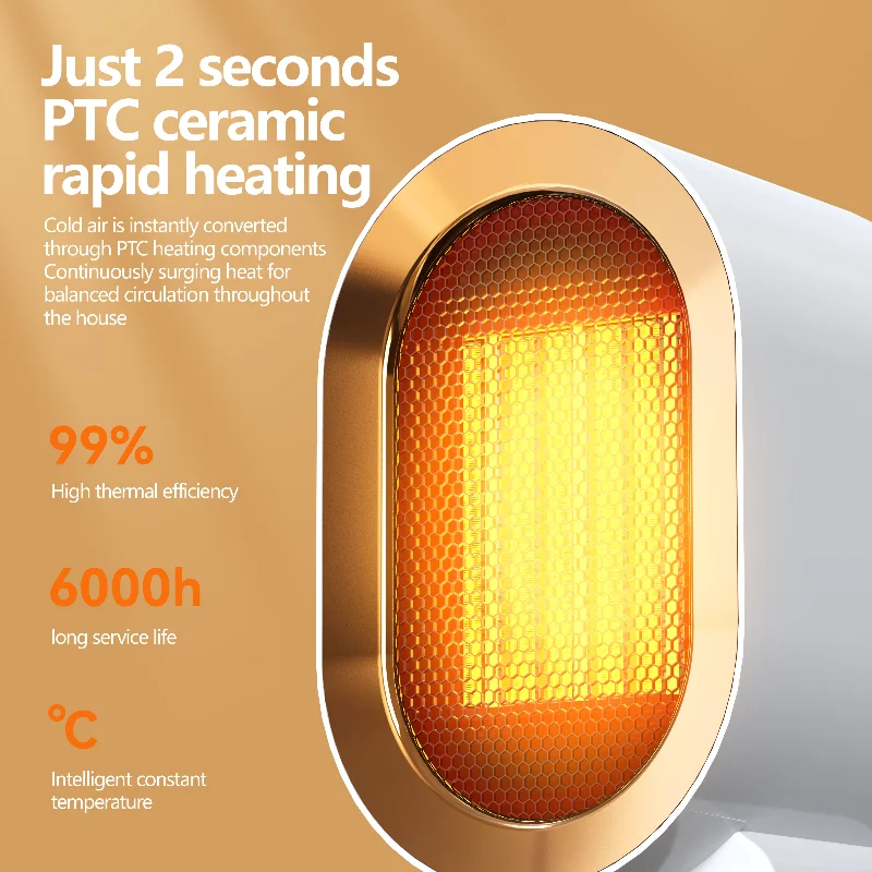 Mester Custom Heater 1200W High Power Heater PTC Heating Electric Heater