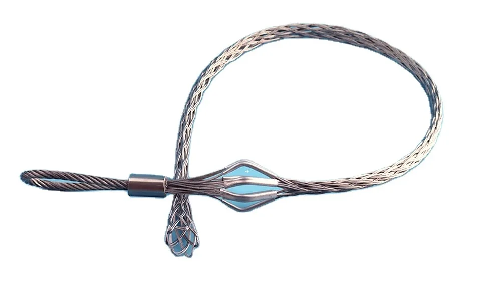 Pulling Cable Mesh Wire Rope Grips Cable Threader Netting Laying Cable
