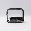 Black clear crossbody bag