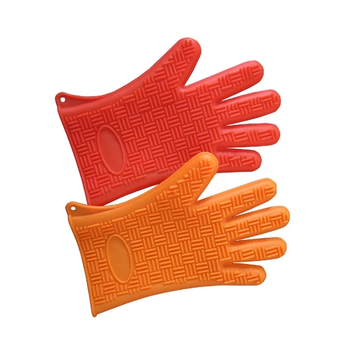 Gömlek Örme Fırın Eldiveni Mutfak Pastırma Glove BBQ Pişirme Isıya Dayanıklı Silikon Aletler Silikon Mutfak Eşya Seti 180g