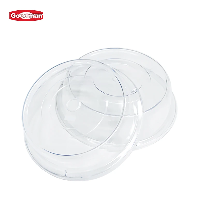 Restaurant supplies transparent dinner service plate cover plastic food cover