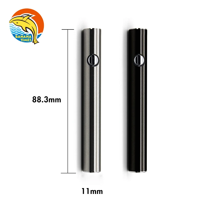 Cbd Batteries E Cig 510 Thread Vape Pen adjustable Voltage Preheat fuction Button cart Battery with USB Charger