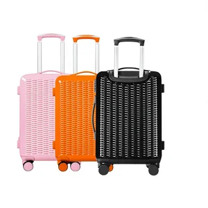 custom logo New Custom Neoprene Pull Rod Suitcase High-value Multi-functional Anti-theft Universal Wheel Abs Boarding