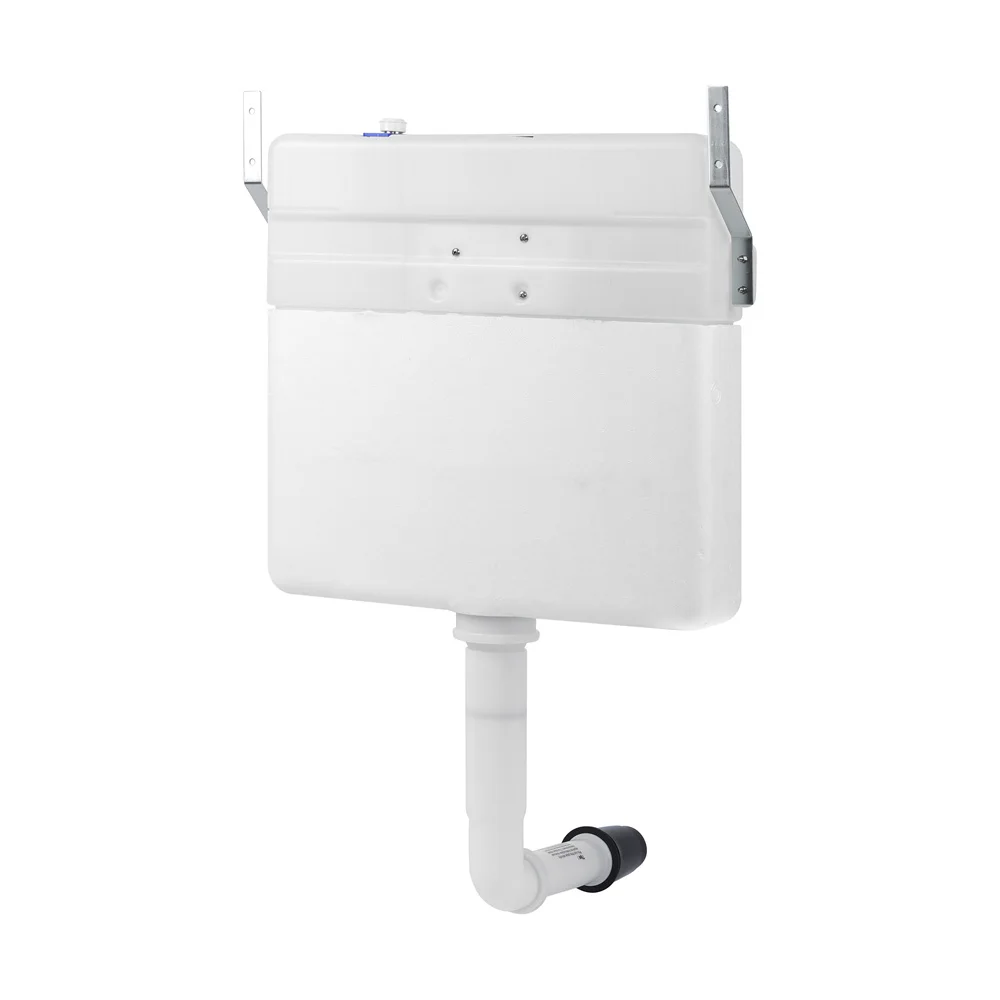 Hdpe Plastic Concealed Cistern Dual Flush Hidden Toilet Tank For Floor